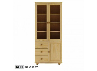 Vitrine Woonkamer Meubels Dressoir Hout Vitrines Glazen Kast Massief Hout