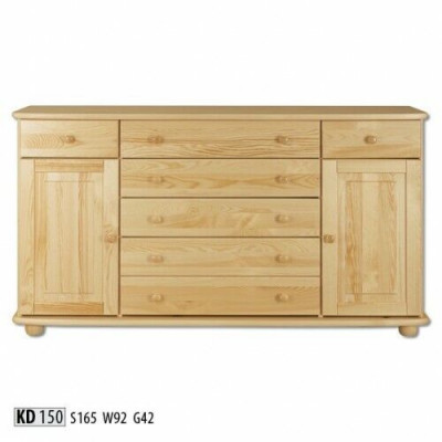 Sideboard Ladenkast Massief dressoir Kast Meubels Ladenkasten Massief houten kasten Nieuw