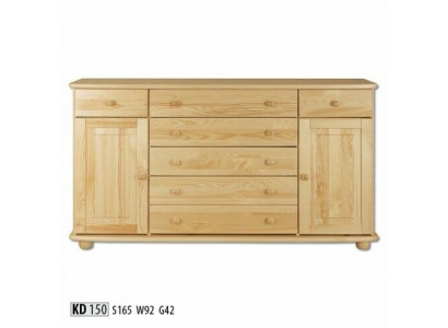 Sideboard Ladenkast Massief dressoir Kast Meubels Ladenkasten Massief houten kasten Nieuw