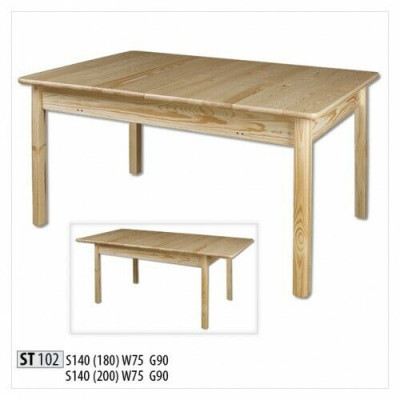 Eettafel Tafel Hout Eettafels Tafels Massieve Meubels Massiefhout Echt hout Massief Nieuw