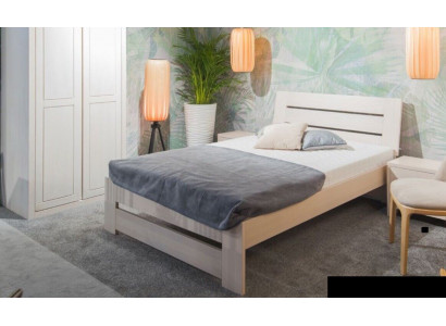 Bed Hout Massieve Bedden 100x200cm Eenpersoonsbed Massief meubilair Meubels Slaapkamer
