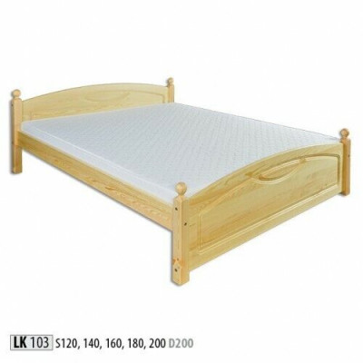 Houten bed Echt houten bed Bedden Slaapkamer Hotel 200x200 Stijl Massief meubilair