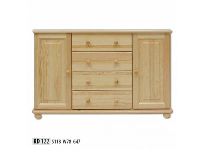 Kommoden Massief dressoir Sideboard Echt houten kasten Nieuw dressoir meubels Kast