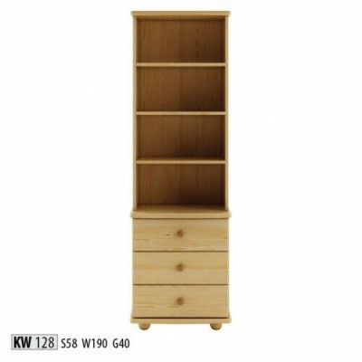Massieve vitrine Echt handwerk Massief houten kast Houten kasten Vitrinekast