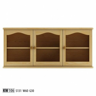 Wandkast Hangkast Opbergkast Keuken Bad Massief houten meubels Massief houten vitrine