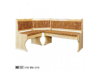 Hoekbank houten bank massieve banken keuken eetgedeelte hoekbank echt houten meubels nieuw