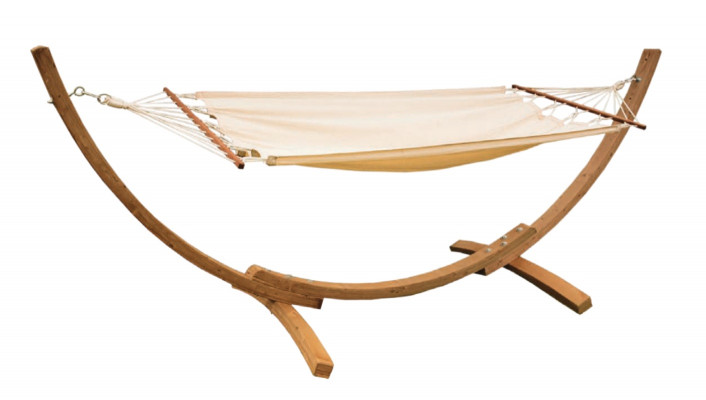 Hangmatstandaard Hangmatstandaard Houten standaard Hangmat Hangmat met de hand gemaakt Tuin