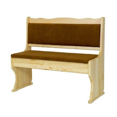 Houten bank Zitbank 100 cm grenen massief houten meubelen Keukenbank Echt hout