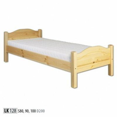 Eenpersoonsbed Tienerbed Grenenbed Grenen Massief Houten Bed 100x200 Handgemaakt Nieuw