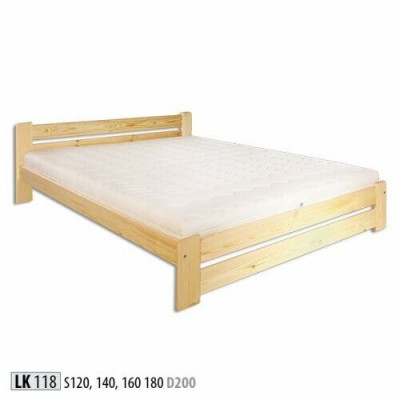 Massief houten bed 200x200 tweepersoonsbed massief grenen Echt houten bed massief houten bed nieuw