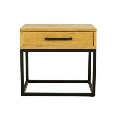 Nachtkastje Nachtkast Ladenkast Bijzettafel Console Hout Metaal Consoles Nieuw