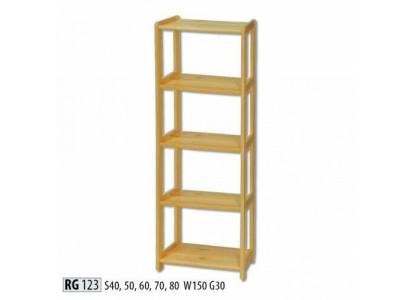 Houten rek boekenkast wandplank archiefkast kast kantoor staande plank massief hout nieuw