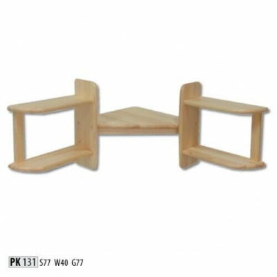 Hoek wandplank Handgemaakte wandplank massief houten plank echt houten kasten Nieuw