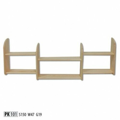 Boekenkast 150 * 19 * 47 cm Massief grenen houten boekenplankkast Echt hout