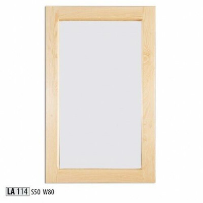 Handgemaakte spiegel van echt hout met een massief frame van dennenhout. Wandspiegel 50 * 80 cm. Nieuw.