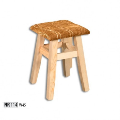 Poef Houten poef Krukje Houten krukje Massief grenen NIEUW Handgemaakt Echt hout