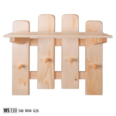 Garderobepaneel Wandgarderobe Garderobe Garderoberek Elzenhout Handgemaakt