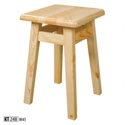 Massieve houten kruk bijzettafel natuurlijk hout houten kruk eetkamerstoel