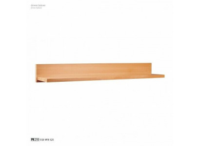 Houten boekenplank, handgemaakte plank voor thuis en kantoorinrichting.
