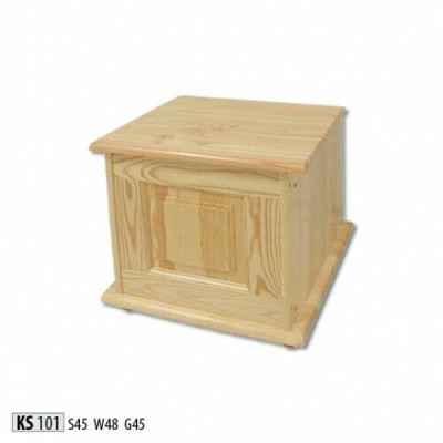 Deko Box massief houten meubels Houten meubels Handgemaakt Doos Kist echt hout 45x45cm