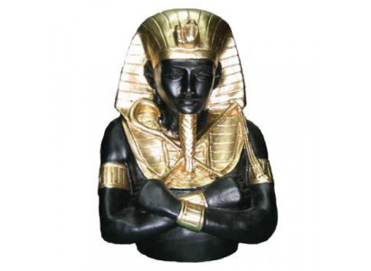 Figuur Egyptische Farao standbeelden Decoratie Kunststof 34cm Egypte Nieuw