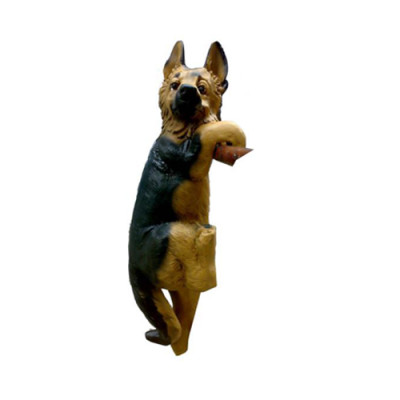 Deko Figur Standbeeld Sculptuur 28 cm Figuren Standbeelden Sculpturen Tuin Hond (A147)