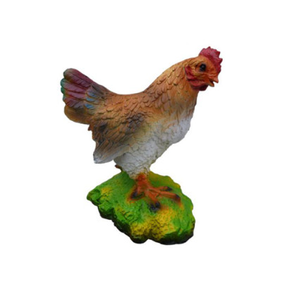 Kip 32cm figuur standbeeld tuin sculptuur decoratieve sculpturen decoratie