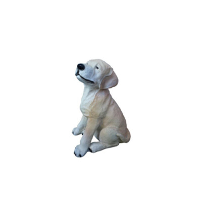 Hond 32cm figuur standbeeld tuindecoratie sculptuur decoratie beeldhouwwerken