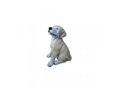 Hond 32cm figuur standbeeld tuindecoratie sculptuur decoratie beeldhouwwerken