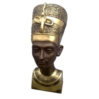 Egyptische figuur Nefertiti buste plastic figuren standbeelden sculpturen beeld