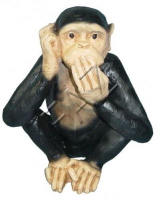 Ontwerp Aap Figuur Standbeeld Sculptuur Figuren Sculpturen Tuindecoratie Deco