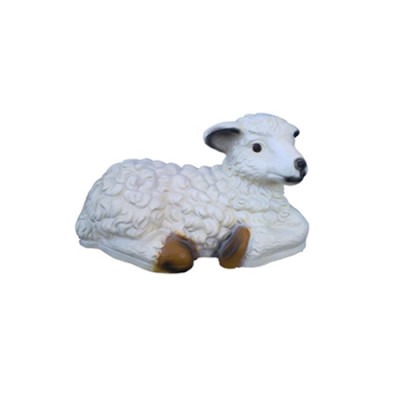 Mooi decoratief modern beeld van een schaap, figuurhoogte 20 cm.