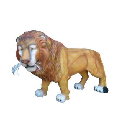Tuingedecoreerde dierentuin leeuwenstandbeeld decoratieve beeldhouwwerken sculpturen 210cm nieuw