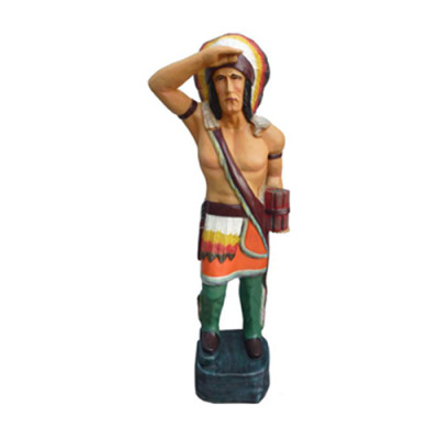 Indiaanse figuur standbeeld Inheemse Amerikaan VS Tuindecoratie Beeldhouwwerk Figuren Standbeelden 190cm