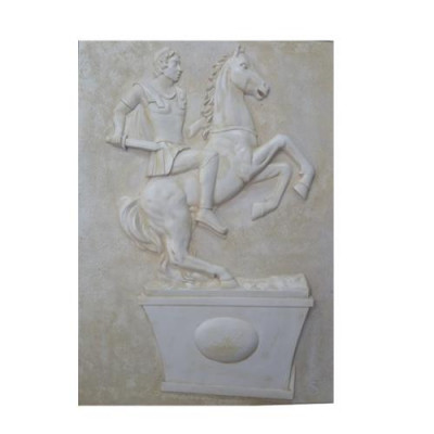 Beeld Schilderij Decoratief Beeld Standbeeld Sculptuur 101x133cm Figuren Sculpturen Reliëf R114