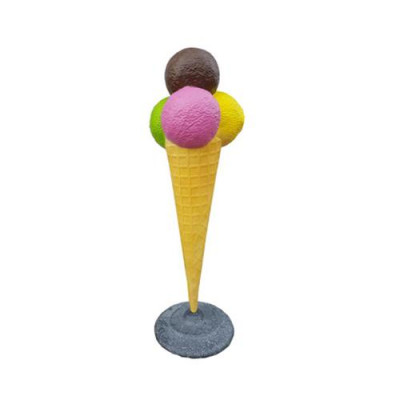 Beeld bal met ijs advertentie ijssalon figuren standbeelden display 175 cm stripfiguur