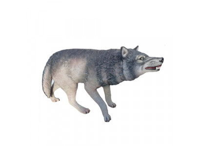 Wolf Garten figuur abstracte figuren standbeelden modern geschilderd nieuw 130 cm standbeeld  Wolf Garten figuur abstracte figuren standbeelden modern geschilderd nieuw 130 cm standbeeld
