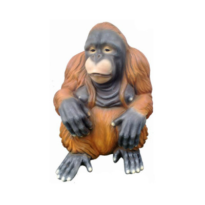 oran-oetang aap figuur abstracte beeldjes beeldjes modern beschilderd nieuw 79cm standbeeld