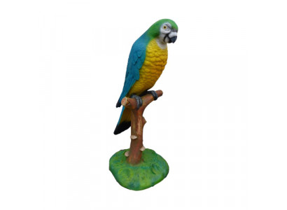 Papegaaien vogel figuur, abstracte figuren, beelden, modern beschilderd nieuw 110cm standbeeld