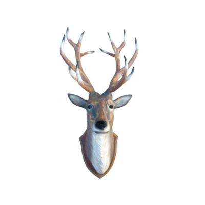 Herten geweih hoofd muurdecoratie decoratie 110cm muurontwerp hoofd sculptuur standbeeld