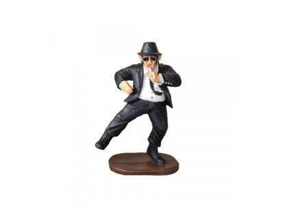 Deko Figur Standbeeld Sculptuur 90 cm Figuren Standbeelden Beeldhouwwerk Dans Zwarte Mannen P121