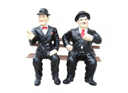 Deko figuur standbeeld sculptuur 60 cm beelden standbeelden sculpturen Laurel Hardy P90