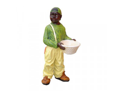 Deko figuur standbeeld sculptuur 90 cm figuren beelden sculpturen Zwarte VS P36