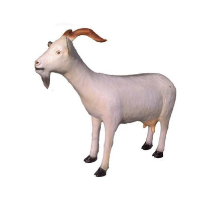 Geit Decoratief Standbeeld Tuinbeelden Standbeelden 82 cm Levensgroot Figuur