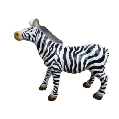Modern Design Zebradieren Tuin van kunststof decoratie Decoratie Sculptuur 70cm Nieuw
