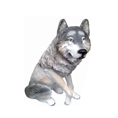 Wolf Garten figuur Dier figuren standbeelden Decoratie Deco nieuw 60cm standbeeld Sculptuur  Wolf Garten figuur Dieren beelden Decoratie Deco nieuw 60cm beeld Sculptuur