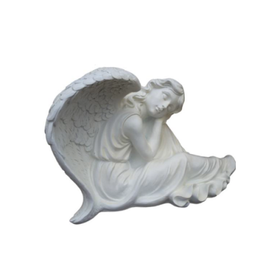 Deco figuur standbeeld sculptuur 40x70 cm figuren standbeelden beelden tuin engel R109.
