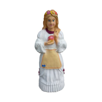 Deko Figur Standbeeld Sculptuur 84 cm Beelden Standbeelden Sculpturen Meisje Appel P18