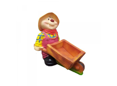 Tuindecoratiefiguur Standbeeld Sculpturen Deco Figuren Hamster Handgemaakt 60cm