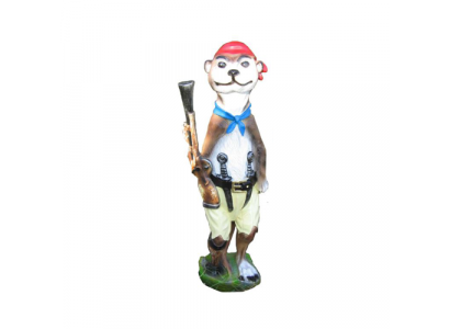 Modern Ontwerp Fretten piraat tuin kunststof decoratie decoratie sculptuur 60cm